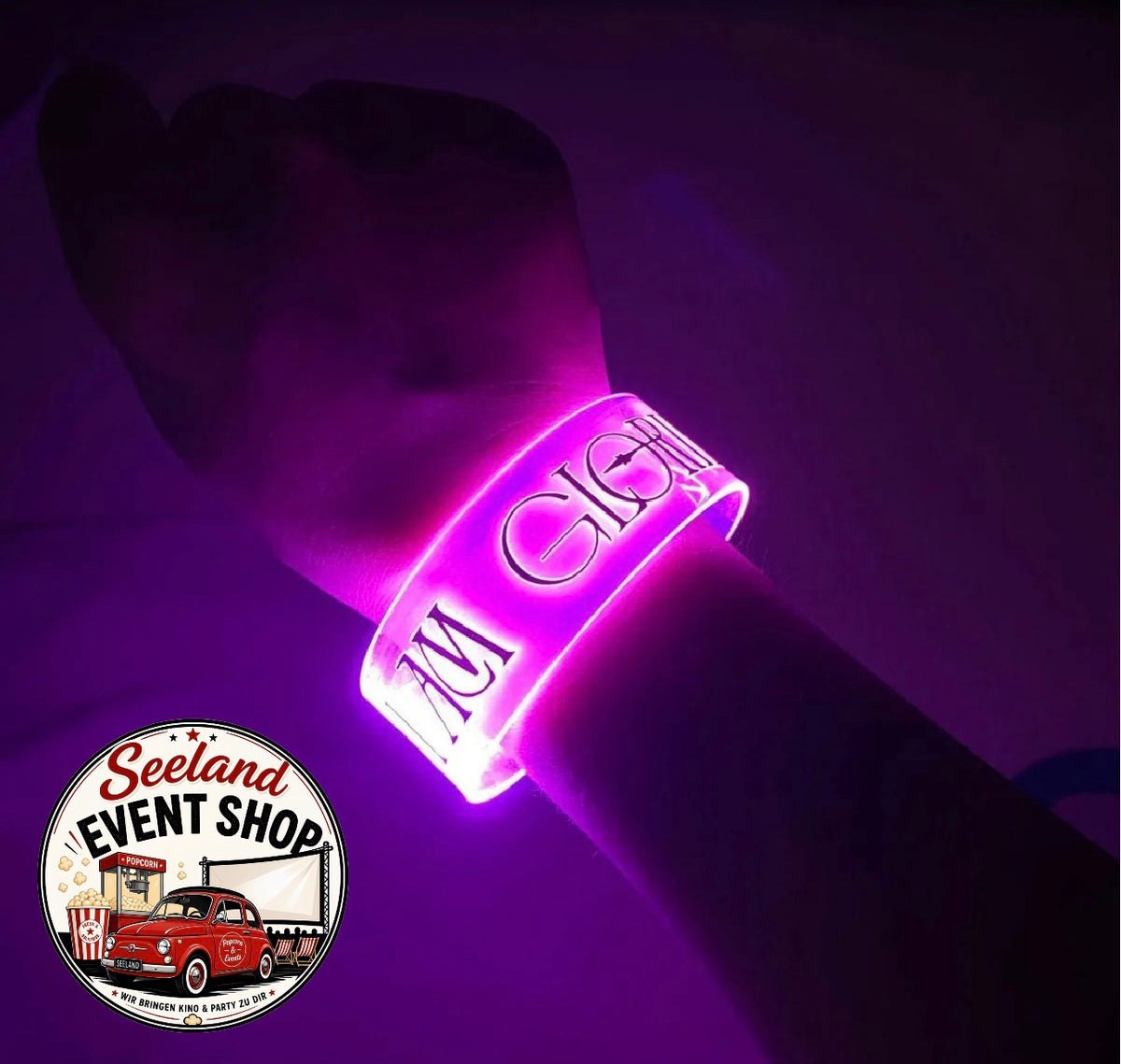 LED Sound-Armbänder – leuchten im Takt der Musik
