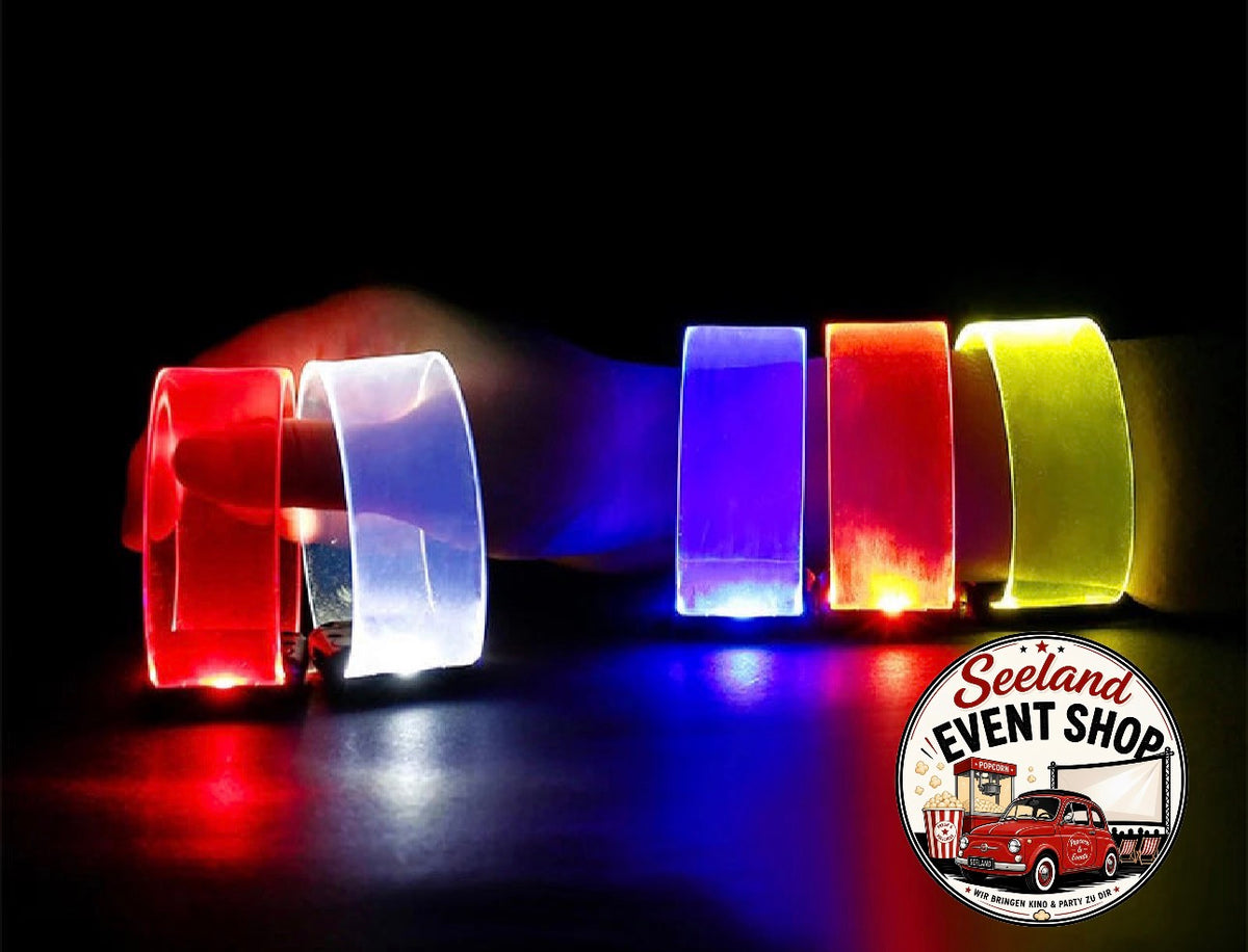 LED Sound-Armbänder – leuchten im Takt der Musik