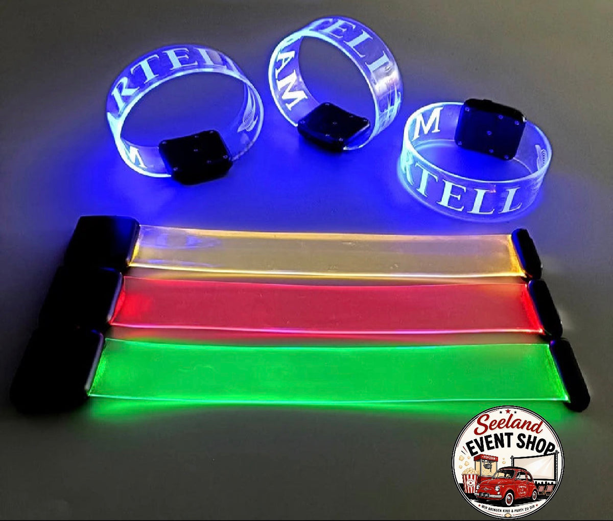 LED Sound-Armbänder – leuchten im Takt der Musik