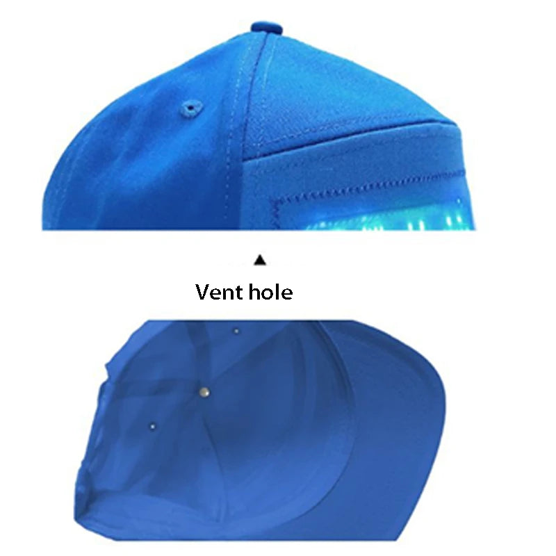 LED Hip-Hop Cap mit Leuchtdisplay – Party Kappe