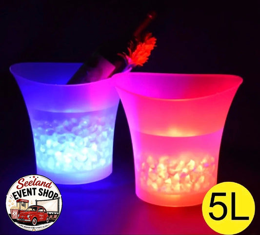 LED Ice Bucket 5L – leuchtender Getränkekühler