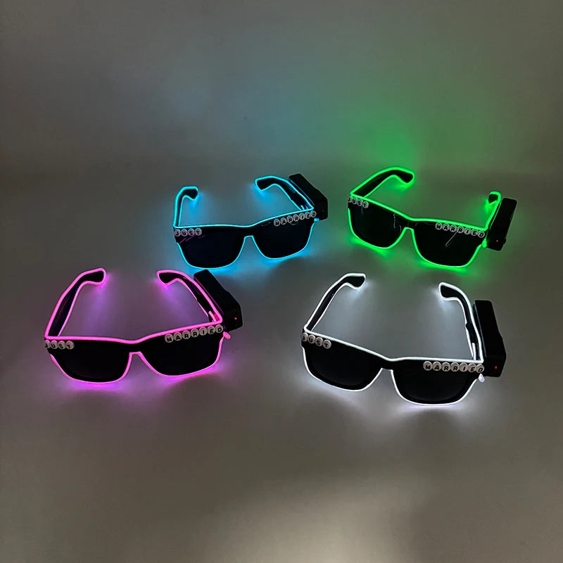 LED Partybrille – leuchtende Brille für Hochzeit & Party