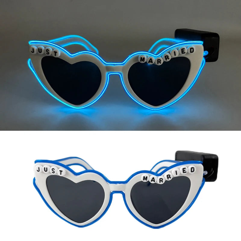 LED Partybrille – leuchtende Brille für Hochzeit & Party