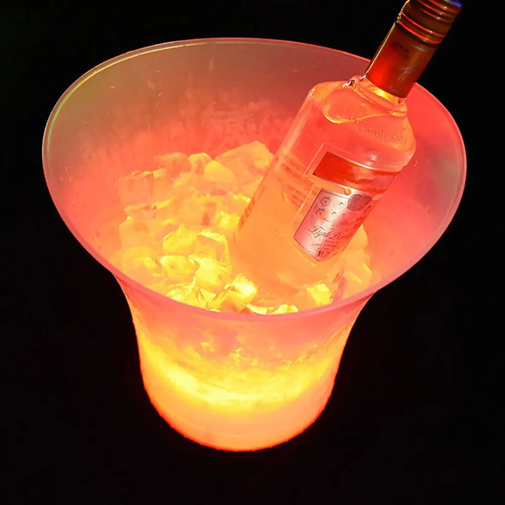 LED Ice Bucket 5L – leuchtender Getränkekühler