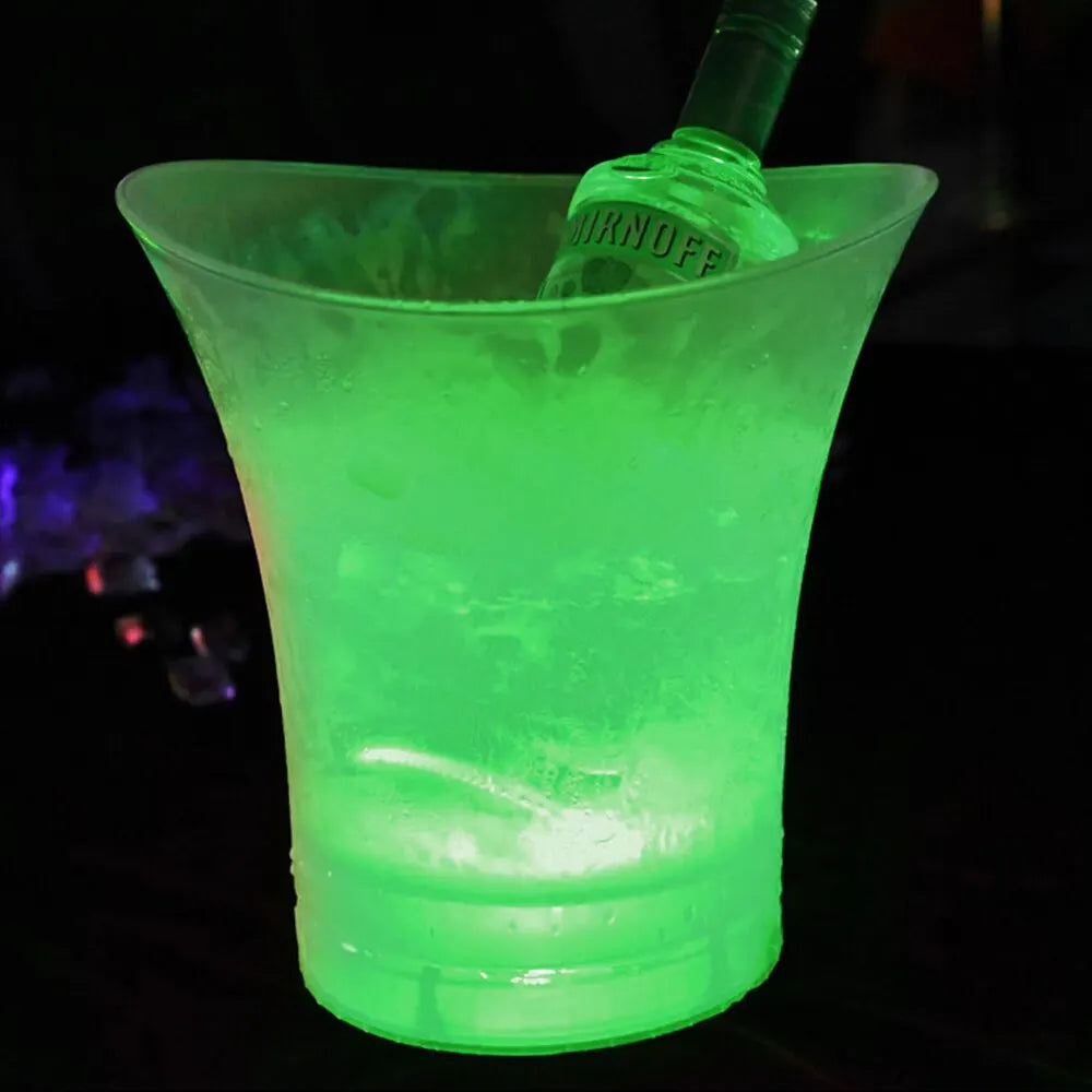 LED Ice Bucket 5L – leuchtender Getränkekühler