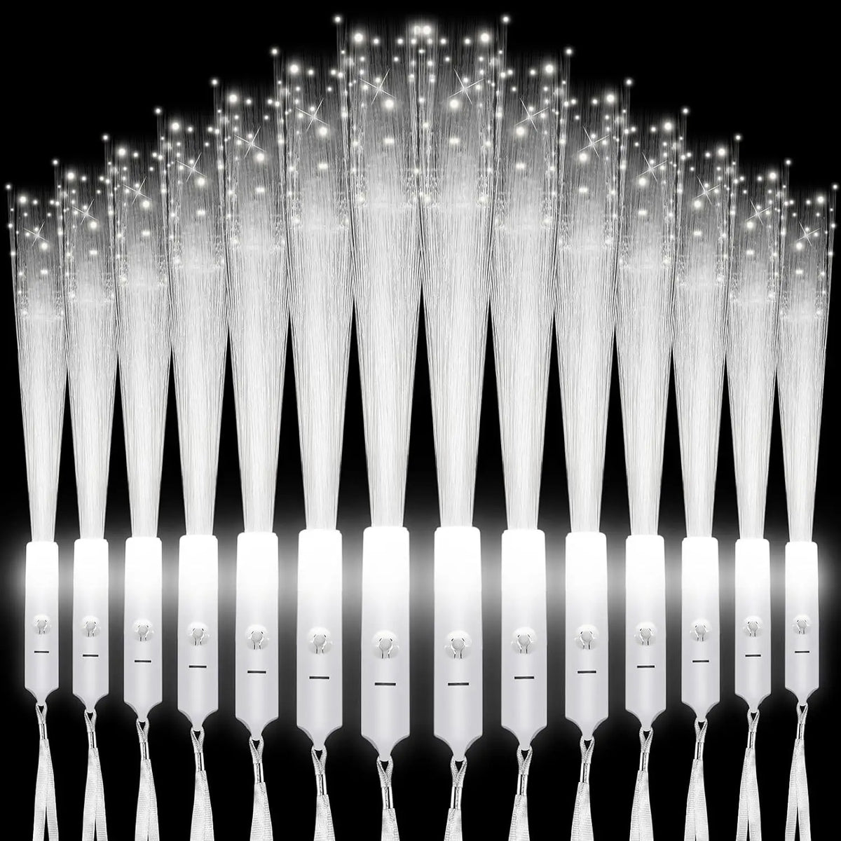 LED Glasfaser-Leuchtstäbe – Party & Hochzeit