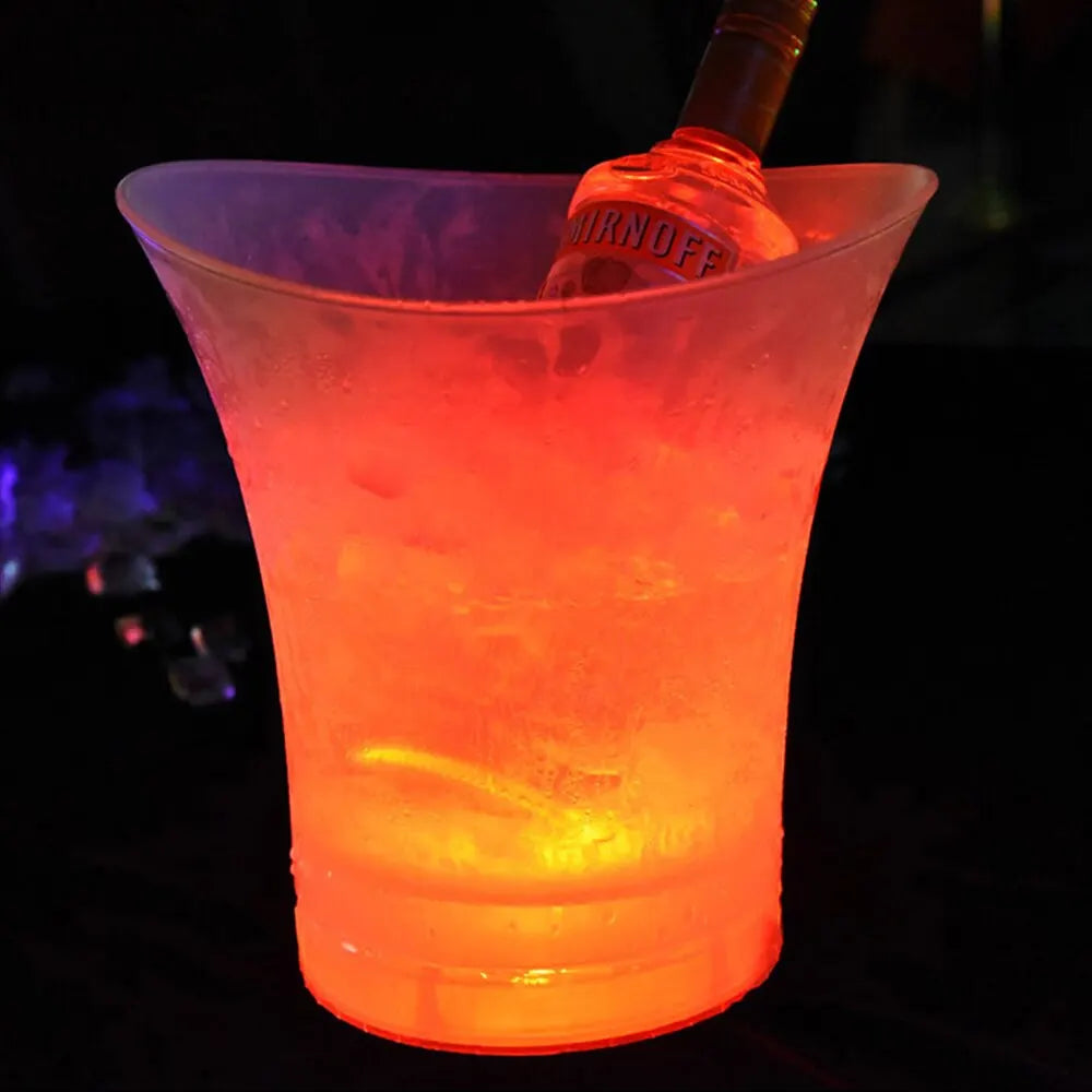 LED Ice Bucket 5L – leuchtender Getränkekühler