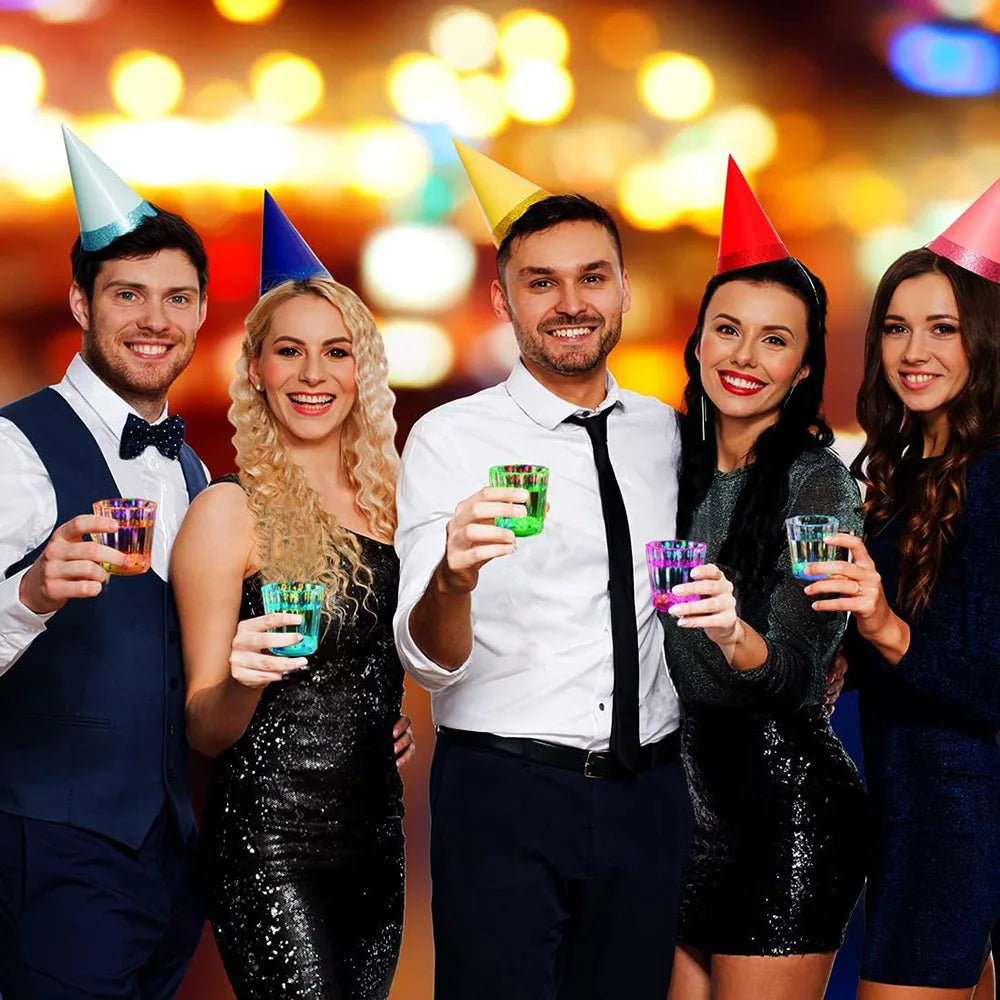 LED Shotgläser – leuchtende Partybecher