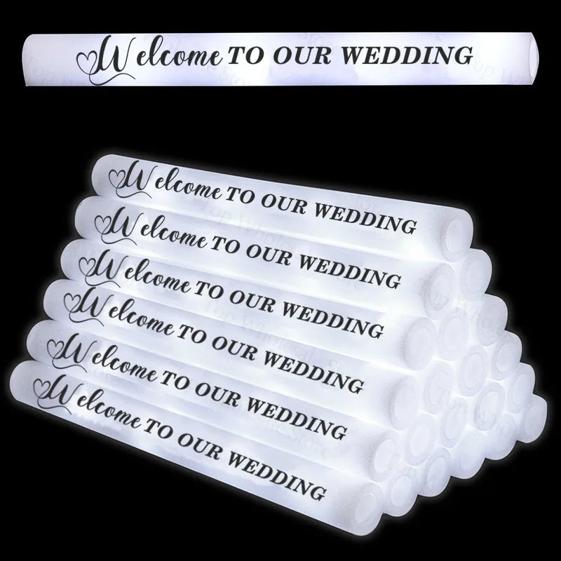 LED Schaumstoff-Leuchtstäbe – Party, Hochzeit & Events