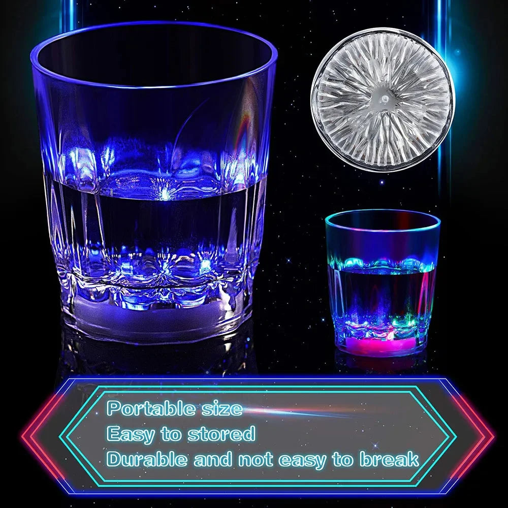 LED Shotgläser – leuchtende Partybecher