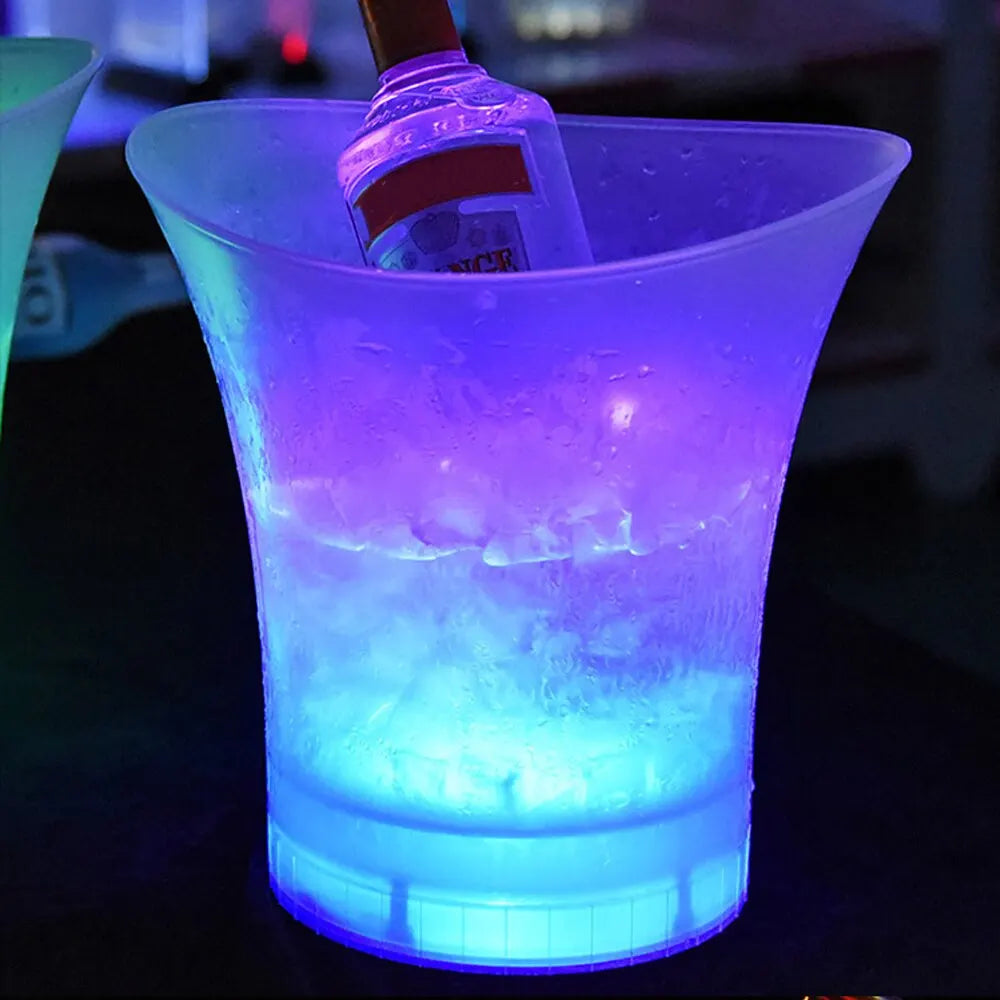 LED Ice Bucket 5L – leuchtender Getränkekühler