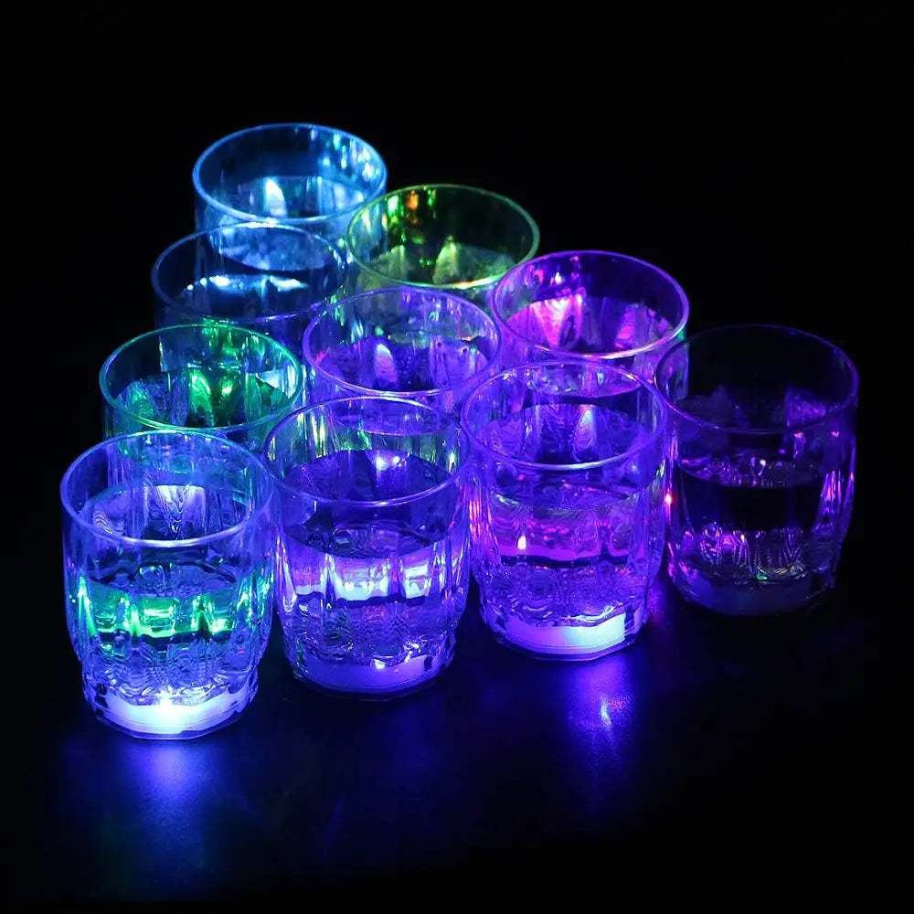 LED Shotgläser – leuchtende Partybecher