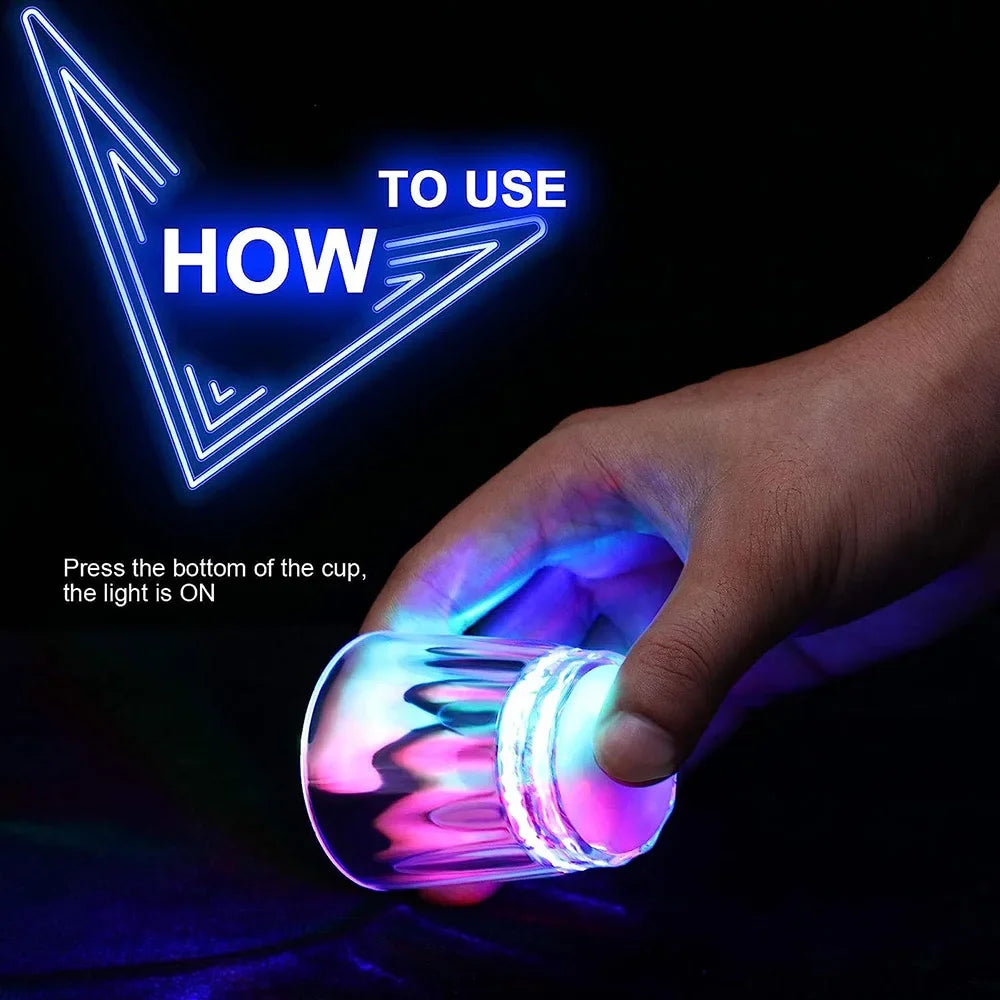 LED Shotgläser – leuchtende Partybecher