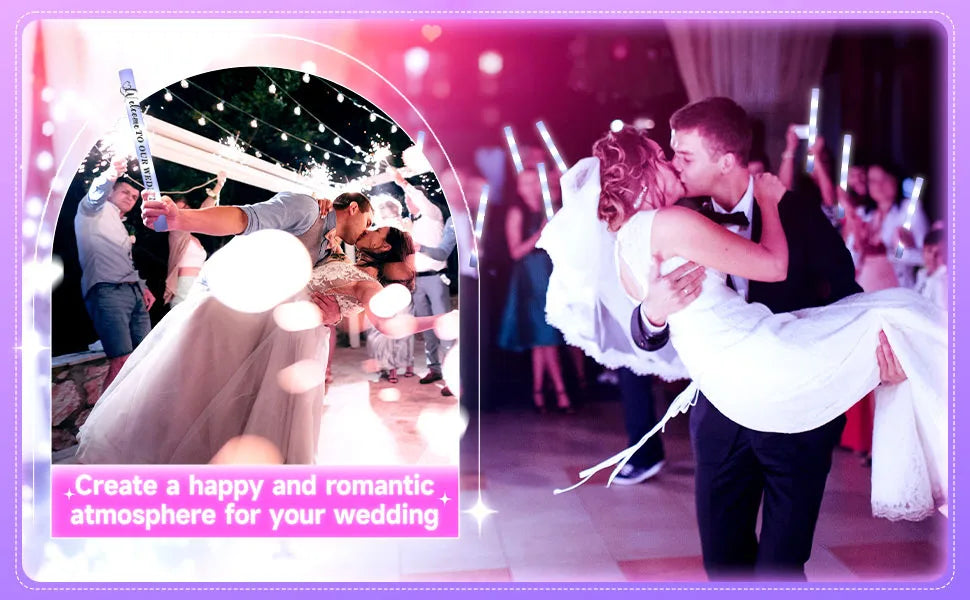 LED Schaumstoff-Leuchtstäbe – Party, Hochzeit & Events