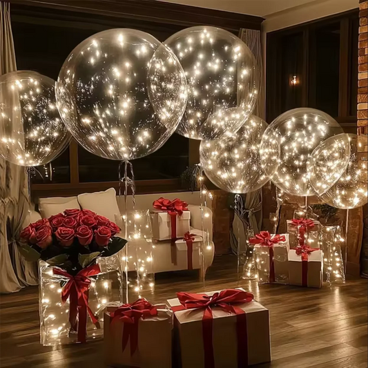 10er Set LED Leuchtkugeln – verschiedenen Farben für Party & Events