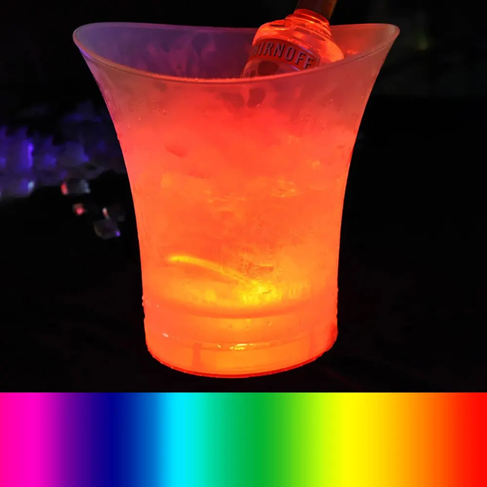 LED Ice Bucket 5L – leuchtender Getränkekühler