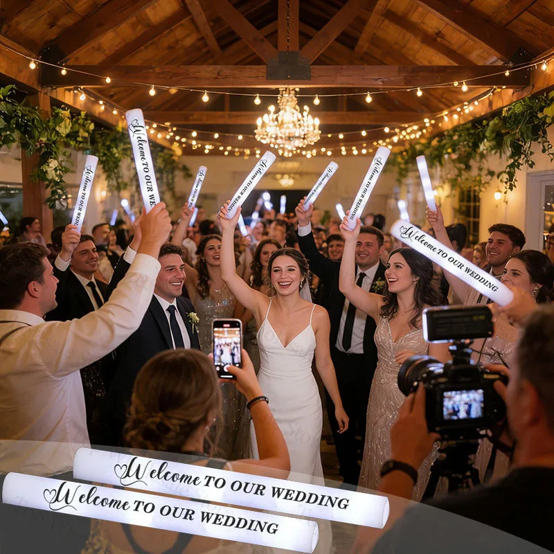 LED Schaumstoff-Leuchtstäbe – Party, Hochzeit & Events